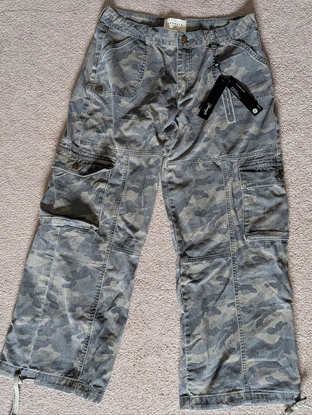 YoungLA Camo Cargo Pants